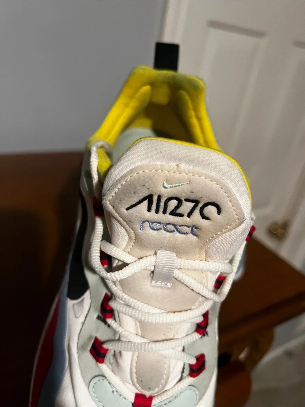 Nike Air Max 270 React Bauhaus (Women's Shoe). Gently Used. Size 10.